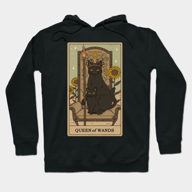 Queen of Wands Hoodie by thiagocorrea